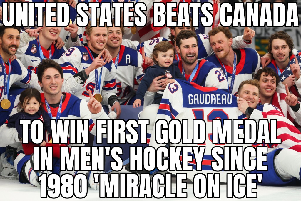 United States wins Olympic Hockey gold