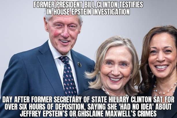 Clinton’s testify in House Epstein investigation