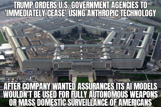 Trump bans Anthropic AI