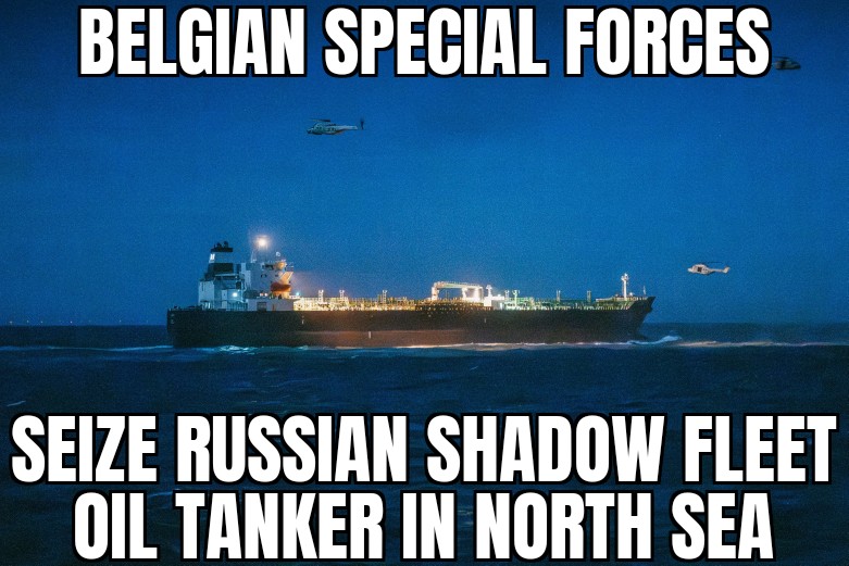 Belgium seizes Russia shadow tanker