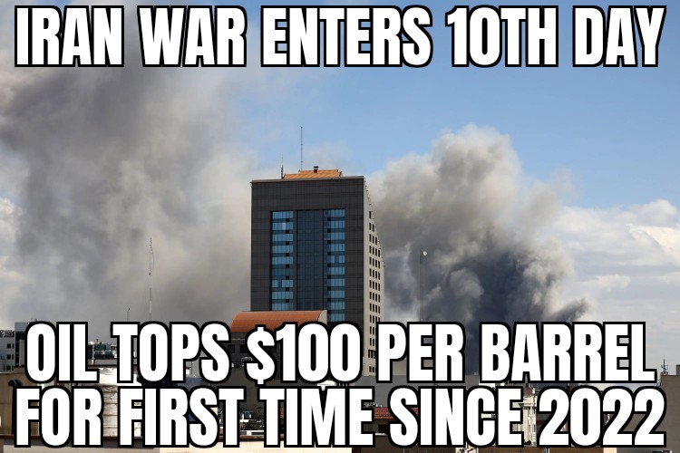 Oil tops $100 per barrel