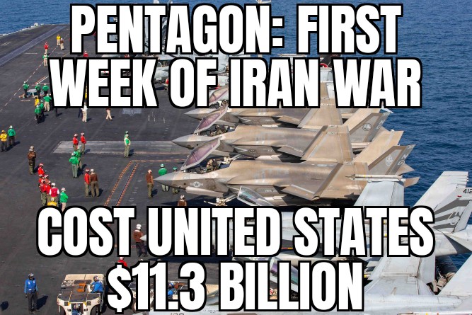 Iran war cost