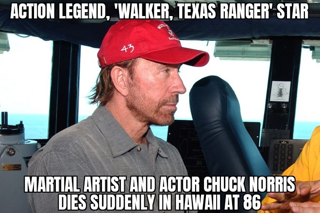 Chuck Norris dies