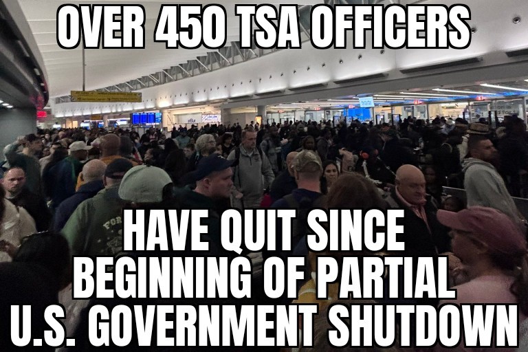 TSA officer quit over shutdown