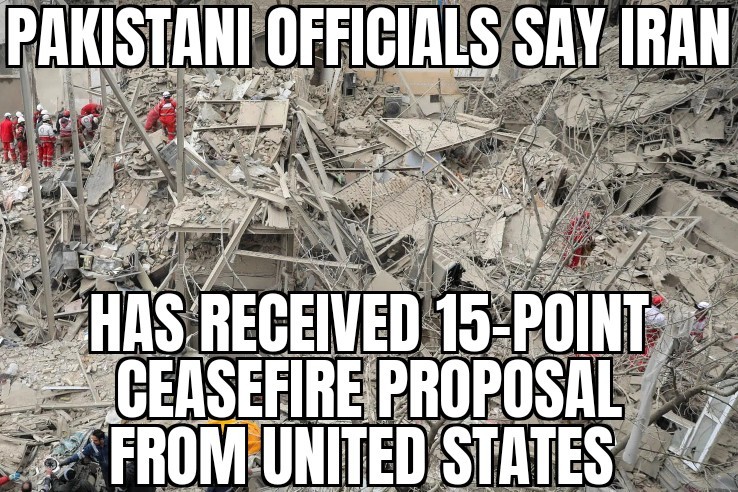 Iran receives U.S. ceasefire proposal