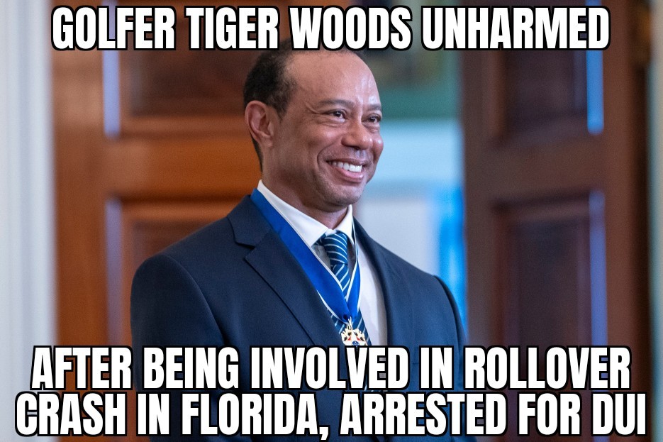 Tiger Woods gets DUI after accident