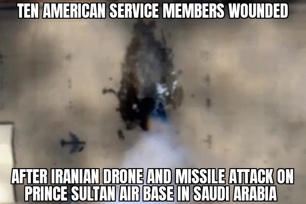 Americans wounded in Iranian attack in Saudi Arabia
