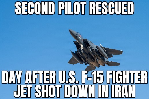 Second U.S. pilot rescued