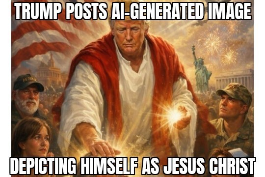 Trump Jesus picture
