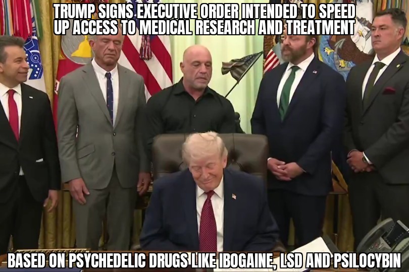 Trump signs order on psychedelics