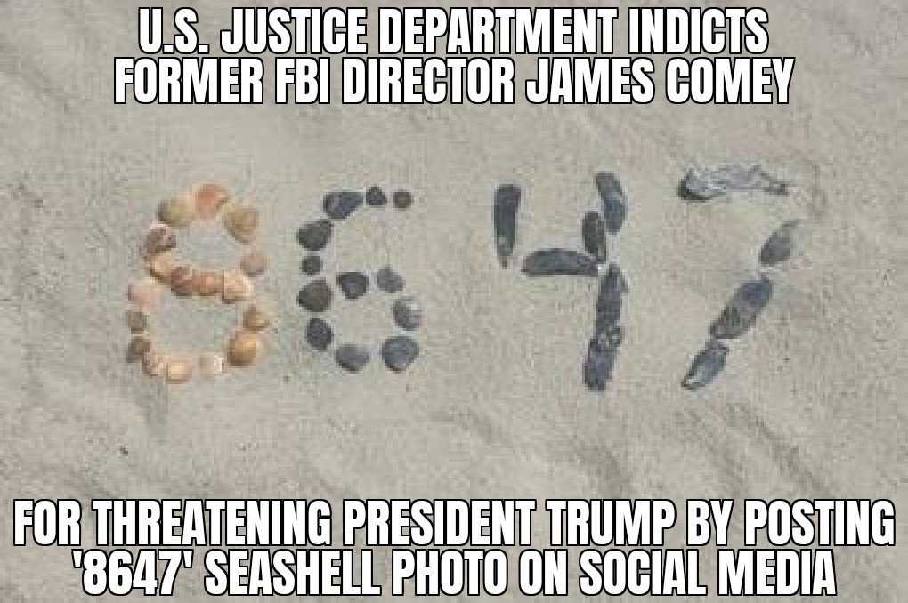 DOJ indicts James Comey