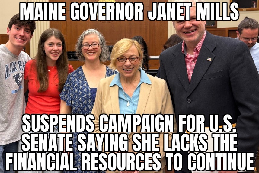 Janet Mills suspends senate campaign