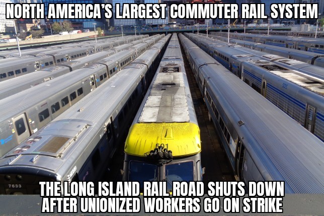 Long Island Rail Road shuts down