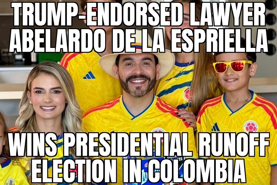 Abelardo de la Espriella wins in Colombia