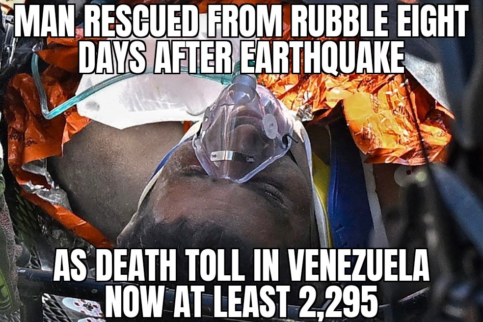 Man rescued in Venezuela