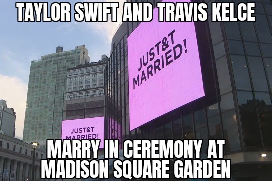 Taylor Swift and Travis Kelce marry
