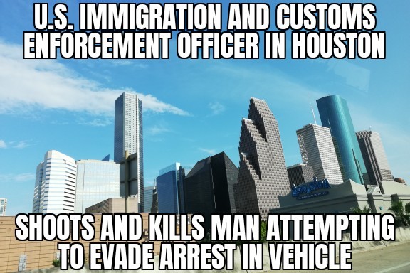 ICE officer shoots man in Houston