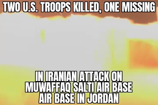 Iran attacks Jordan Air Base