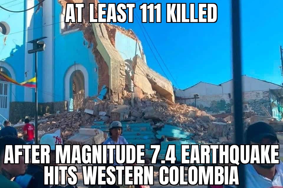 Colombia earthquake