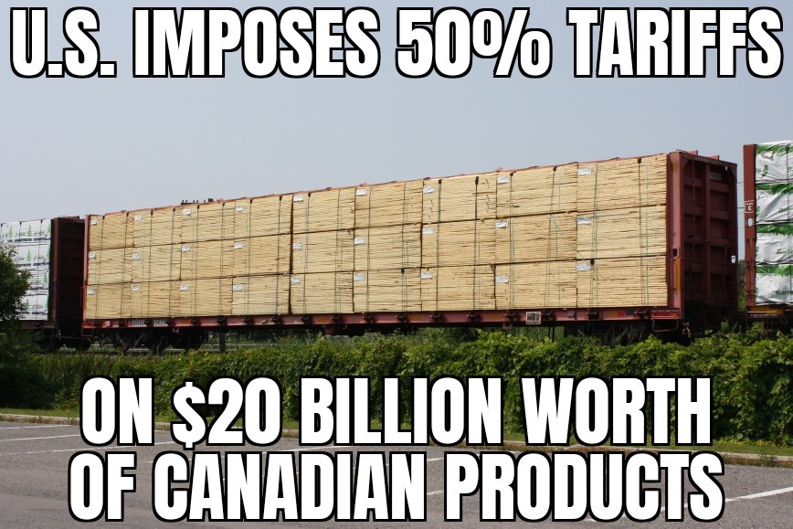 U.S. imposes Canada tariffs
