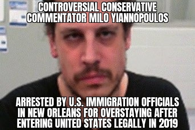 Milo Yiannopoulos arrested
