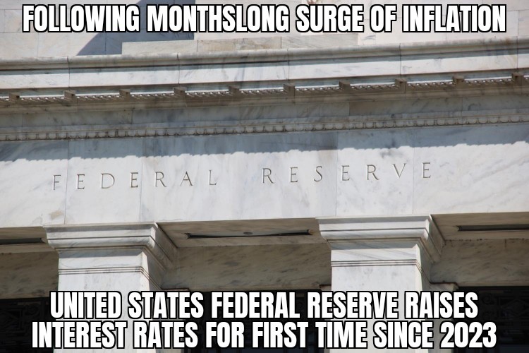 Fed raises interest rates