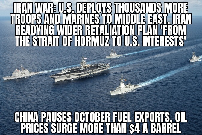 U.S. deploys more troops, Marines to Middle East