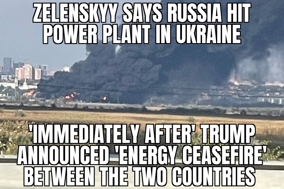 Russia hits Ukraine after ‘energy ceasefire’