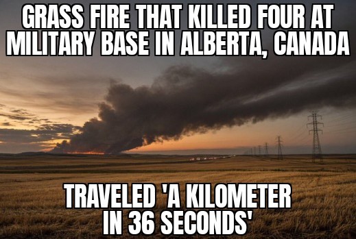 CFB Wainwright fire