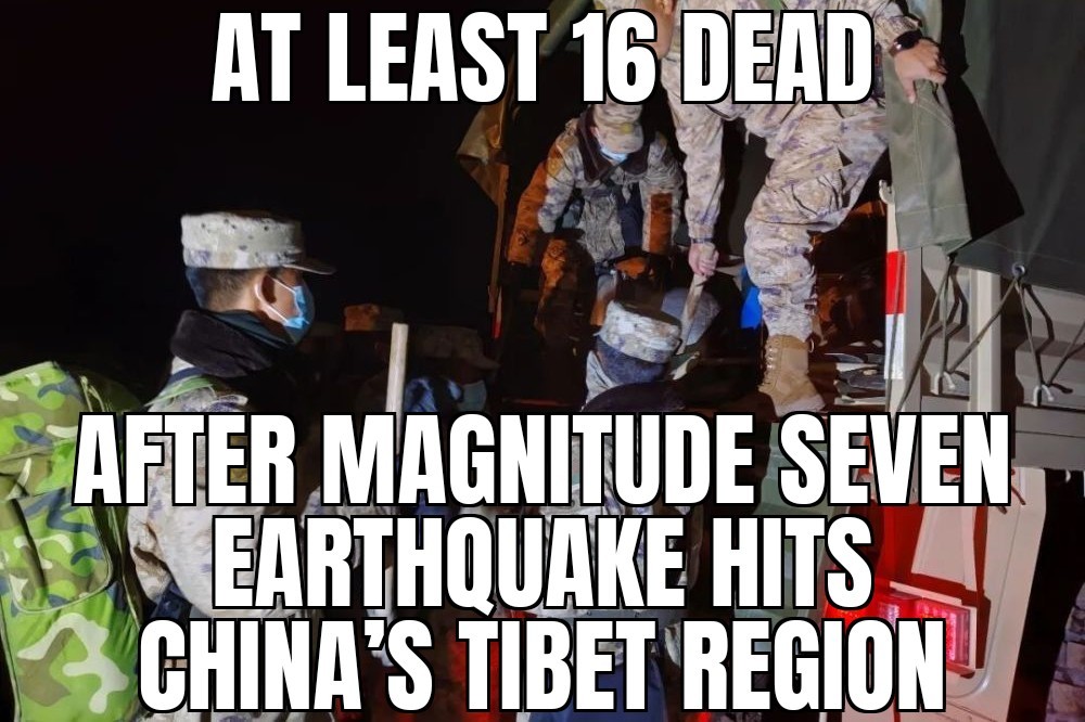 Tibet earthquake