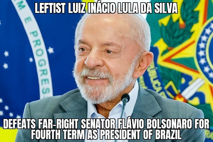 Luiz Inácio Lula da Silva reelected as Brazil President